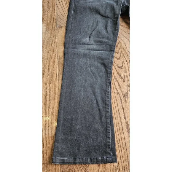 CAbi #517 Black Dark Wash Jeans STRETCH Cropped NWT Women's Size 6 - Picture 2 of 15